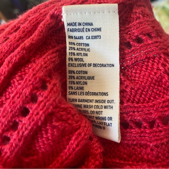 American Eagle Outfitters Pink Cable Knit Sweater Size XS New With Tags - Picture 8 of 8